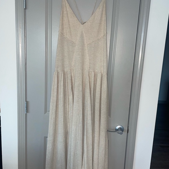Free People Eros Maxi Dress Color Natural color Size medium worn once! - Picture 5 of 6